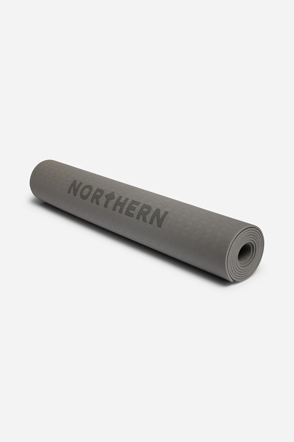 Northern 4mm Yoga Mat Non-Slip, Eco-Friendly Exercise Mat, Pilates & Home Workouts - Grey - Image 3