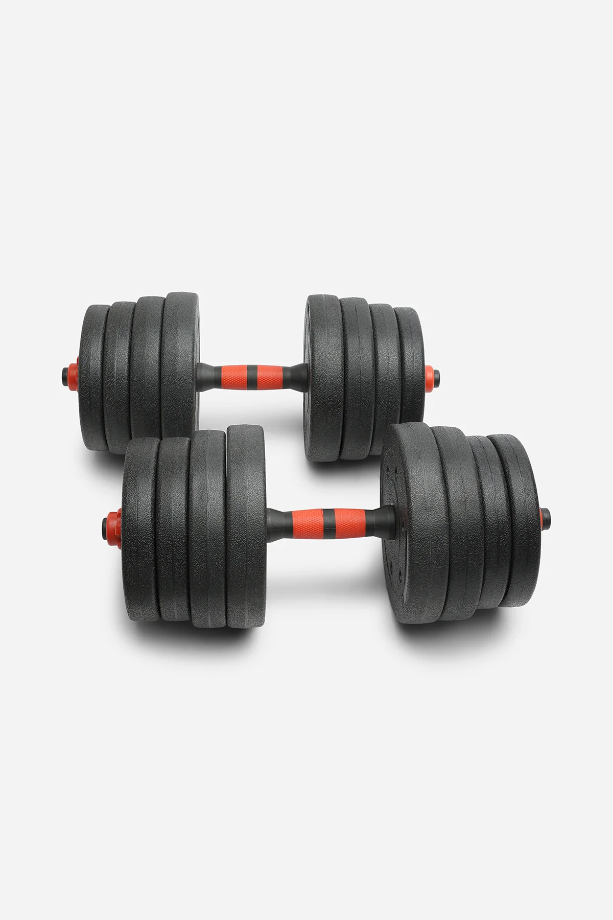 Northern Cement Dumbbell Pair (10kg, 15kg, 20kg) + Kettlebell Handle & Base - Image 3