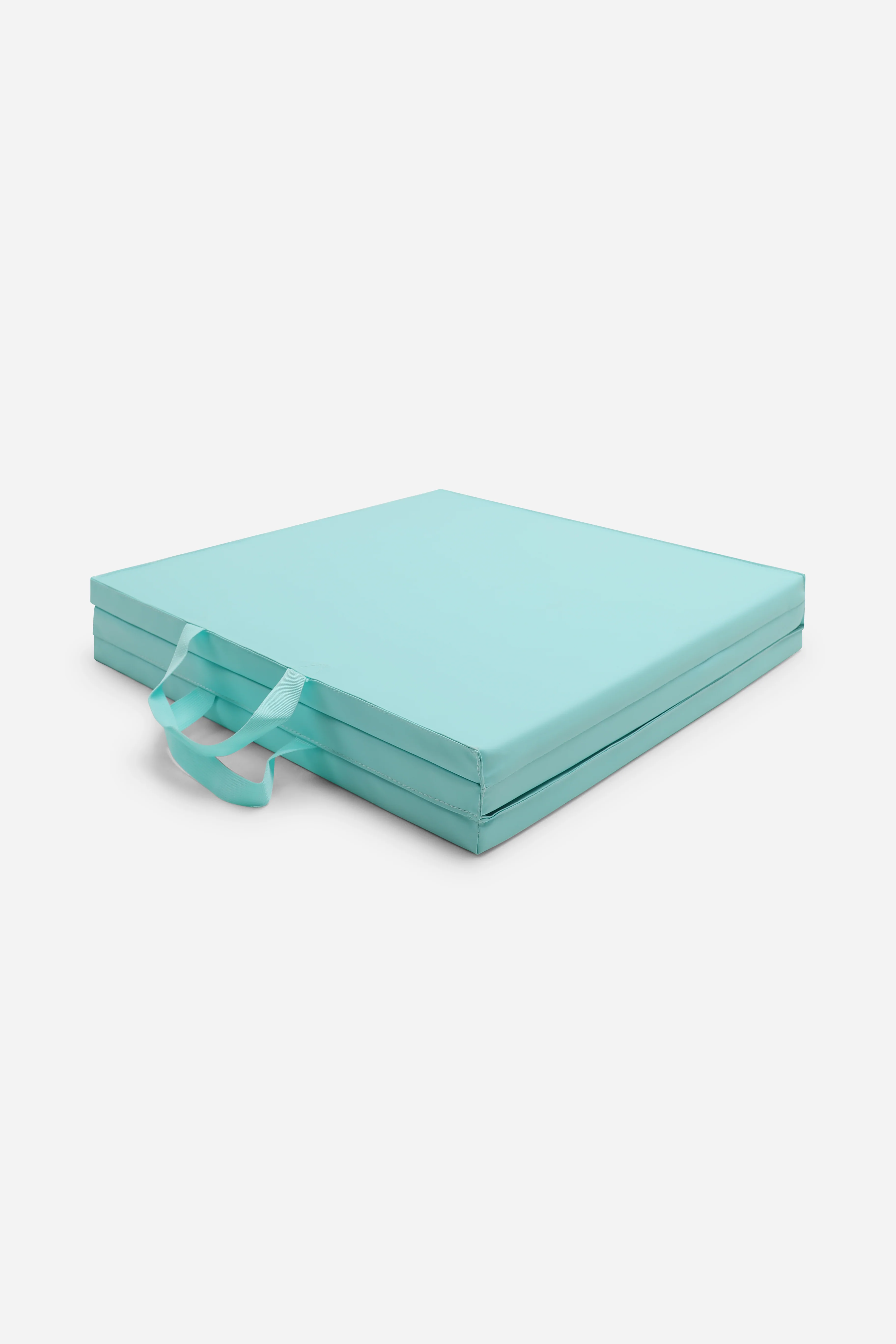 Northern Yoga Mat Tri-Folding Exercise Fitness Pilates Workout Non Slip 3 Panel Mat - Light Blue - Image 6