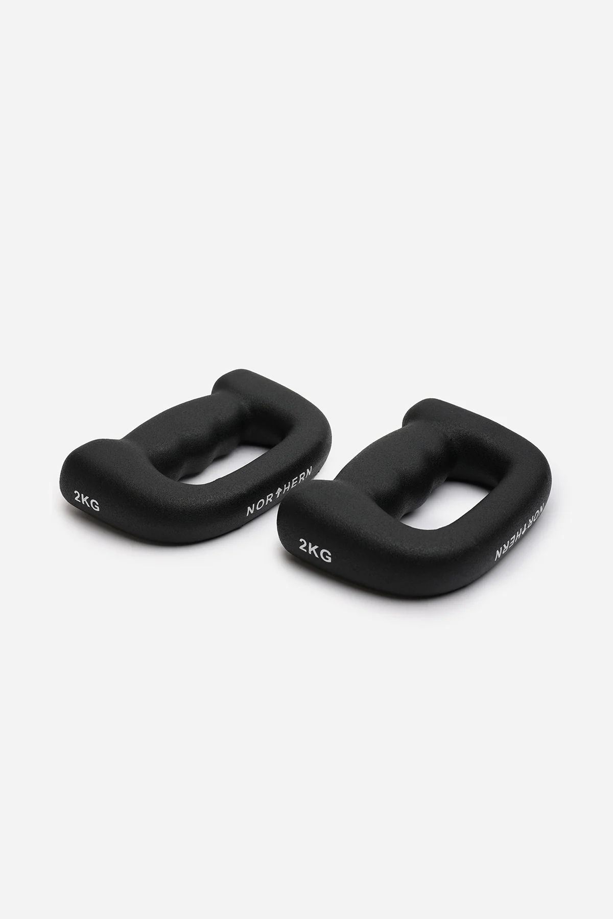 Northern Hand Dumbbells D Shaped Boxing Exercise Weights Pair - 2kg x 2 (4kg) - Image 2