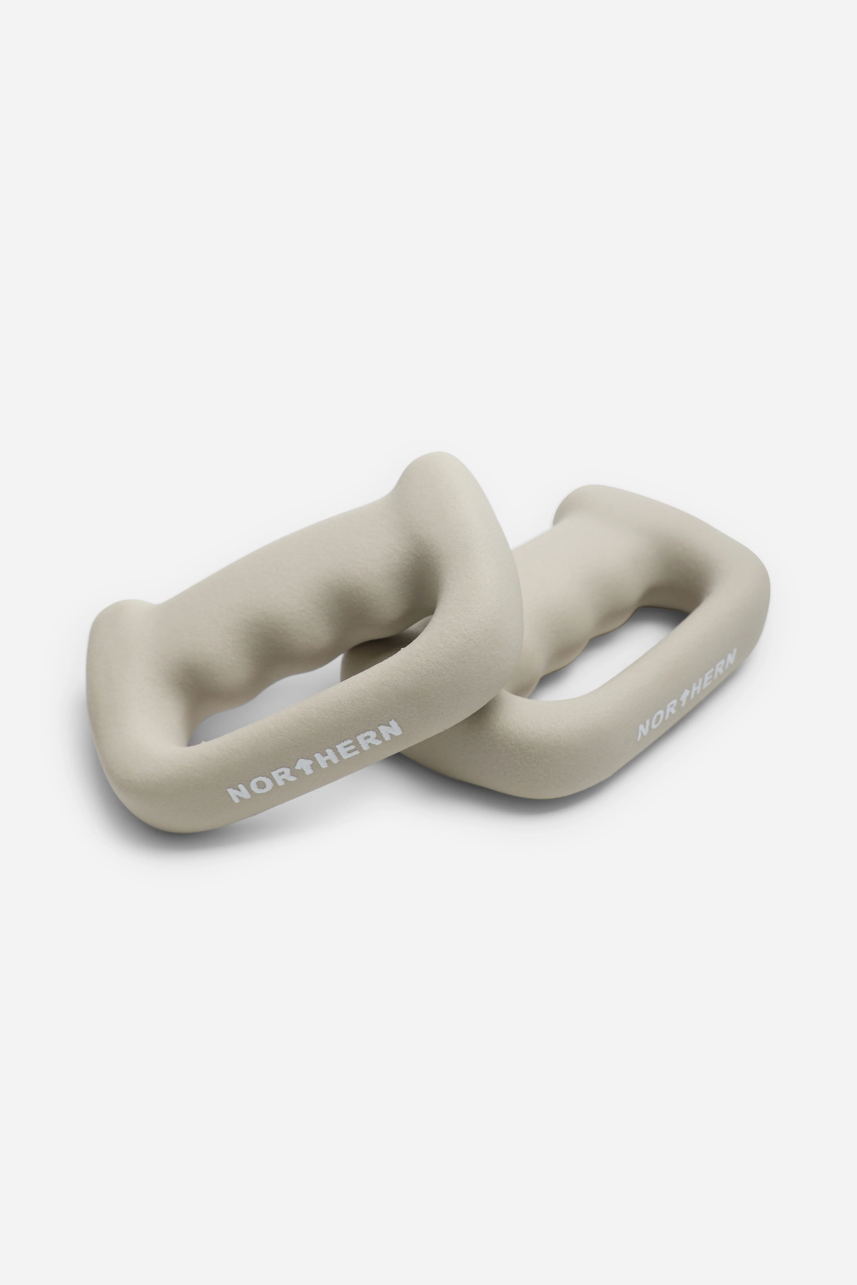 Northern Natural Stone Hand Dumbbells D Shaped Boxing Exercise Weights Pair - 1kg x 2 (2kg) - Image 3