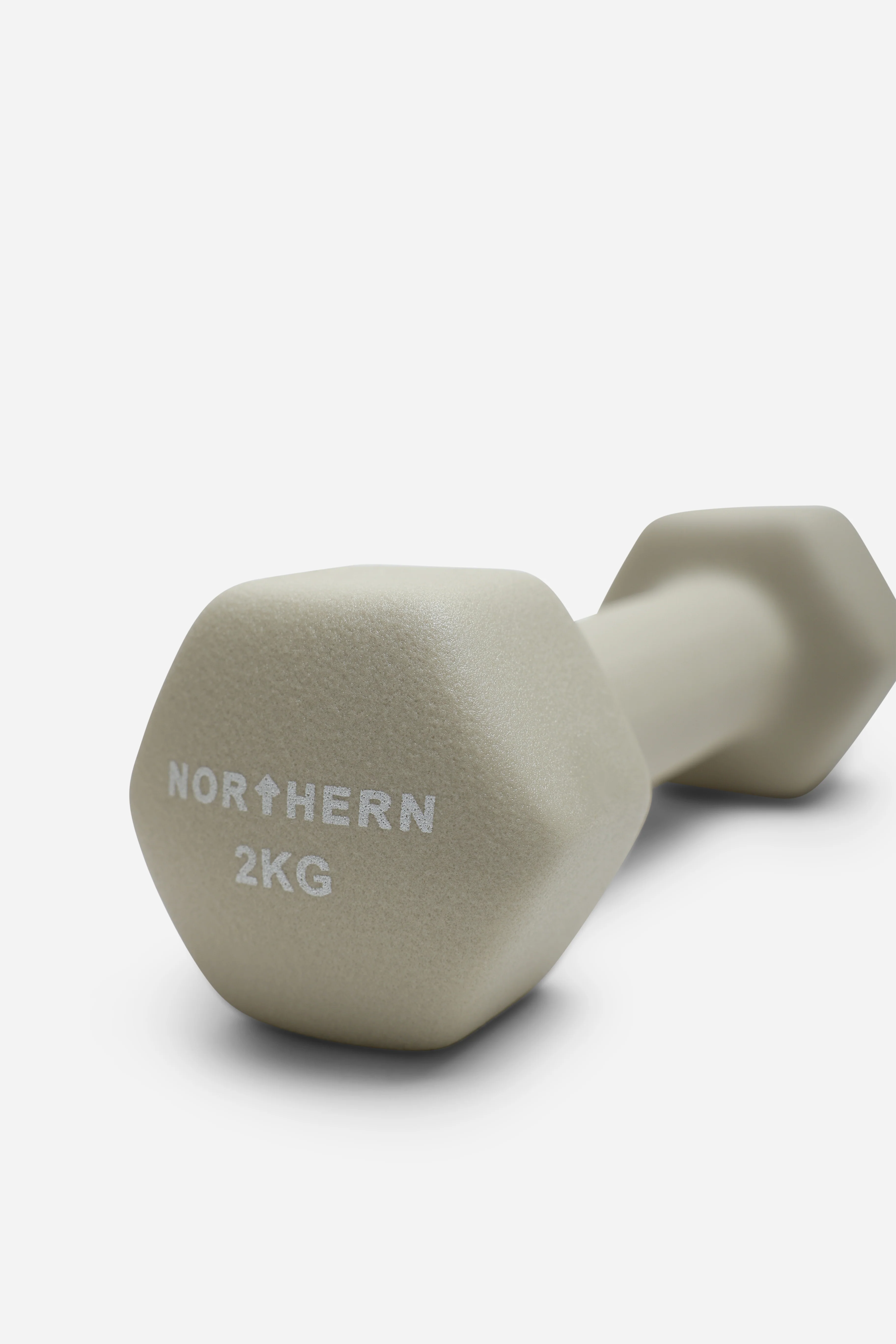 Northern Natural Stone Neoprene Hex Dumbbells Pair - 2kg x 2 (4kg) - Image 3