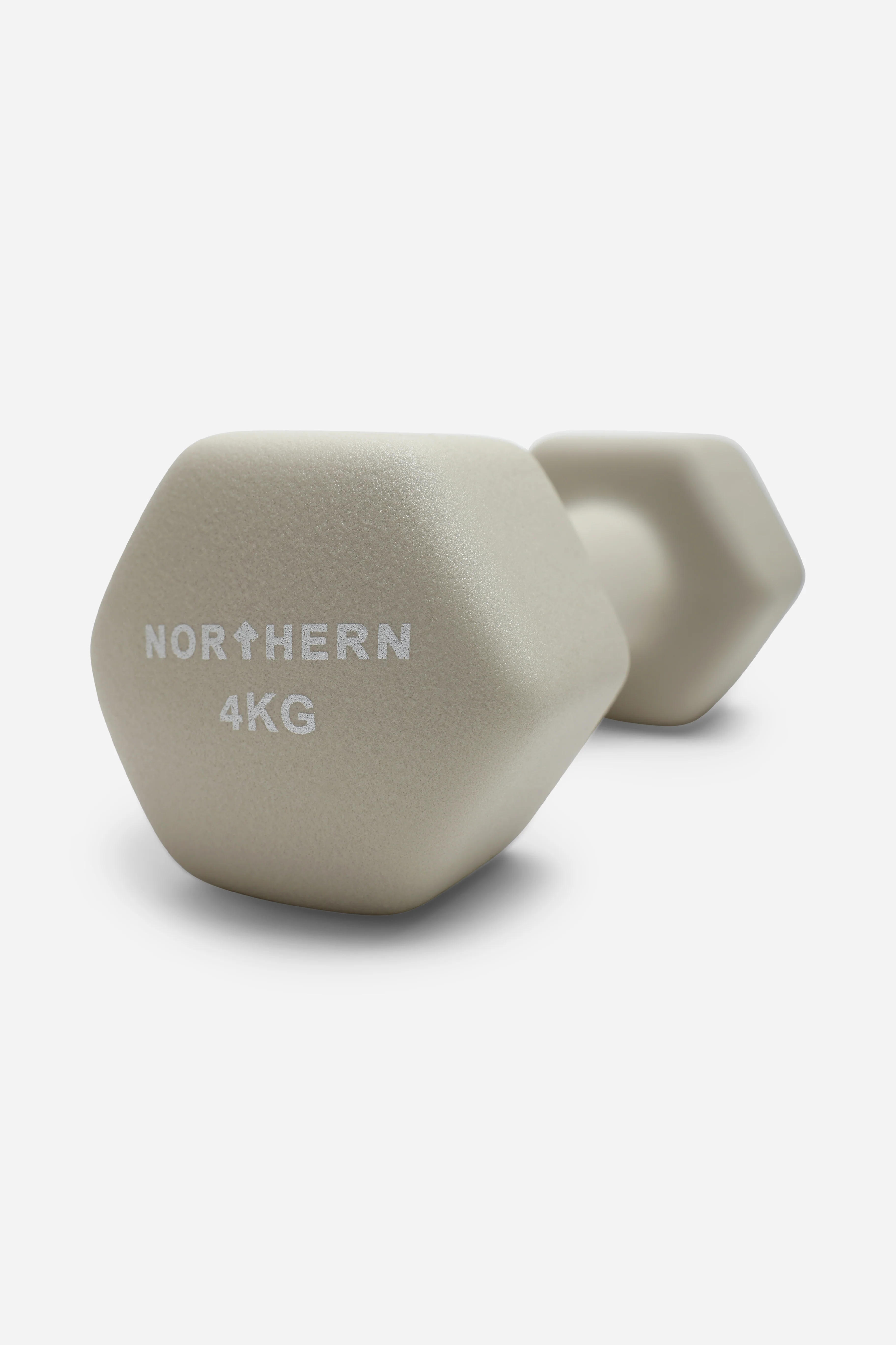Northern Natural Stone Neoprene Hex Dumbbells Pair - 4kg x 2 (8kg) - Image 3