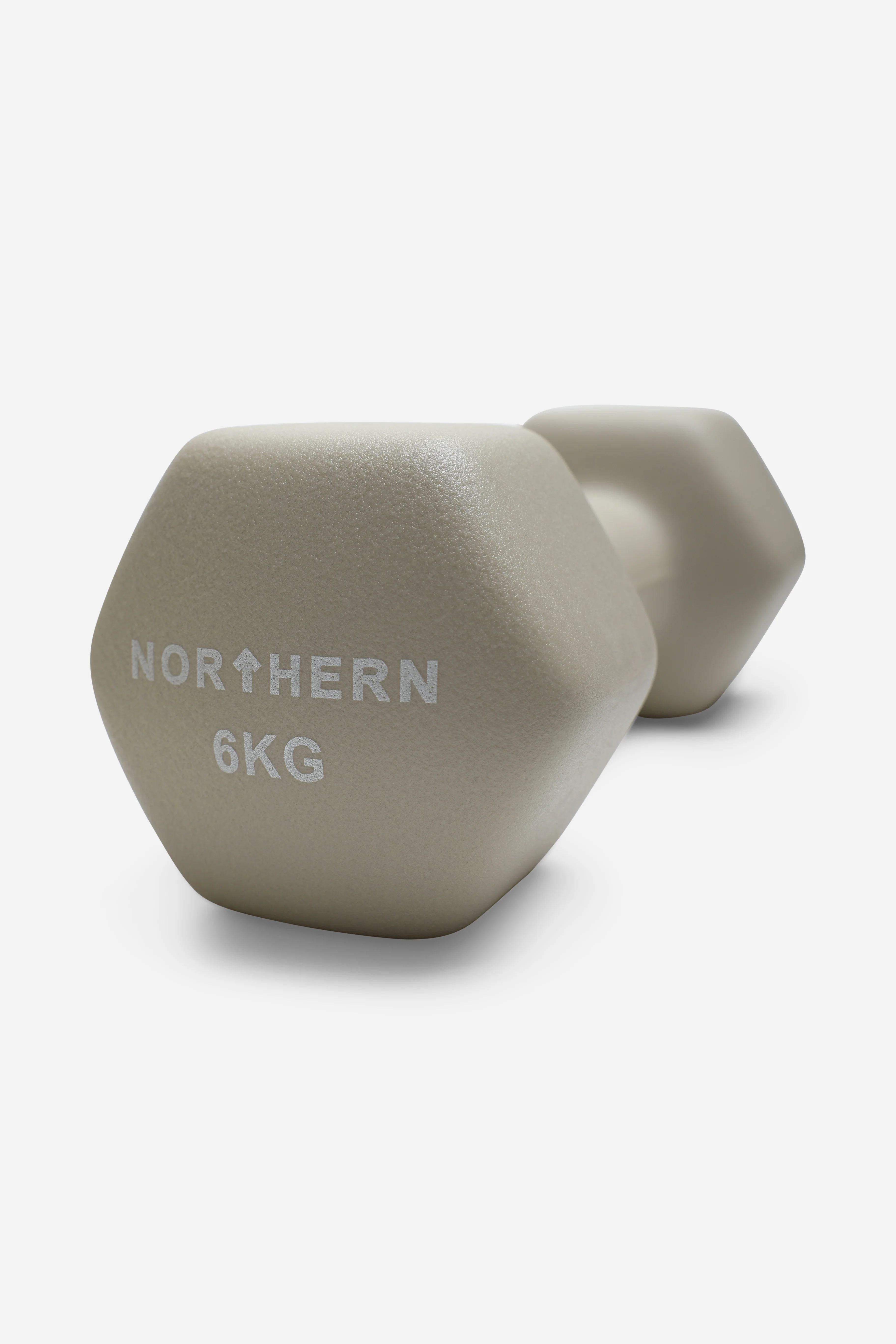 Northern Natural Stone Neoprene Hex Dumbbells Pair - 6kg x 2 (12kg) - Image 3