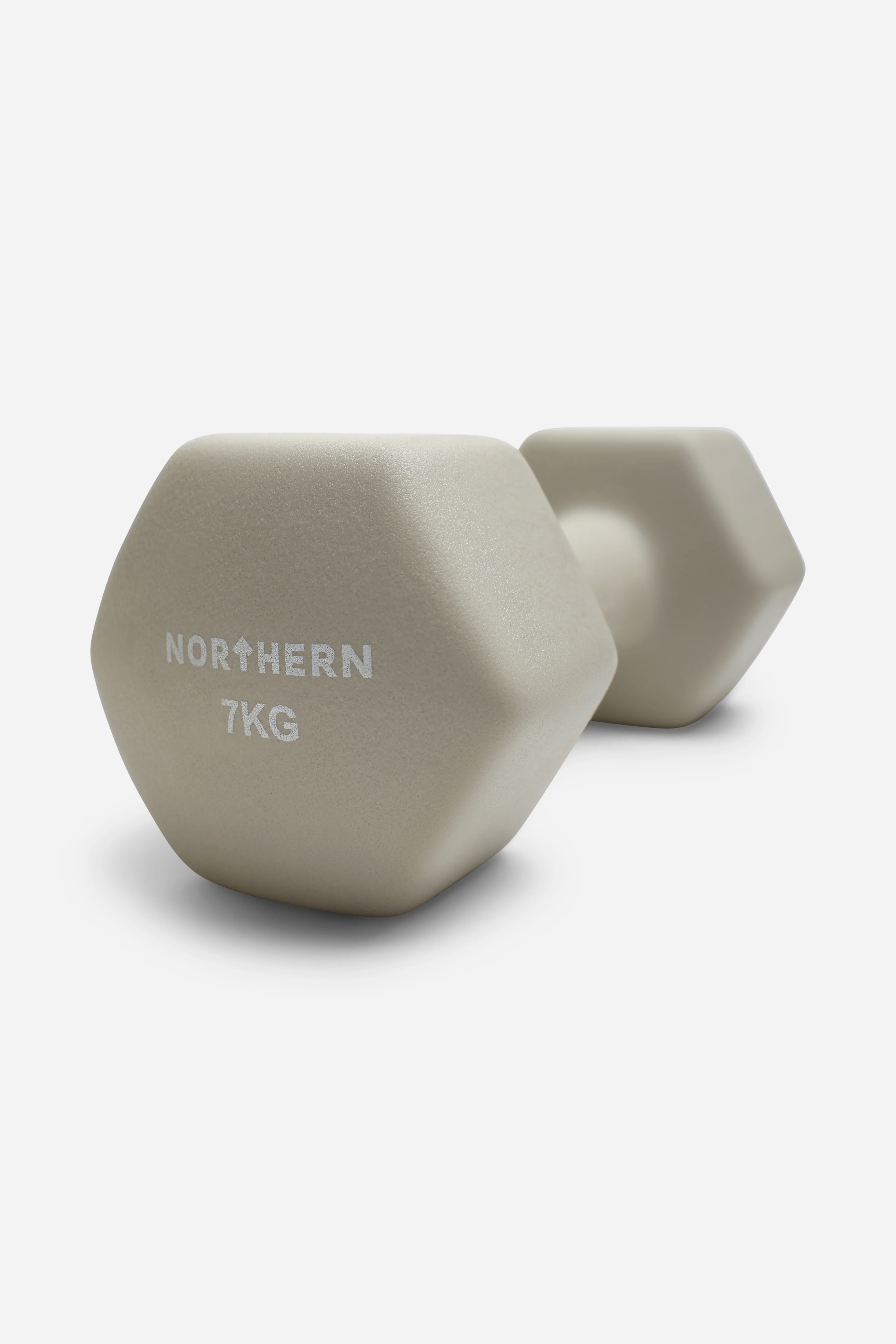 Northern Natural Stone Neoprene Hex Dumbbells Pair - 7kg x 2 (14kg) - Image 3