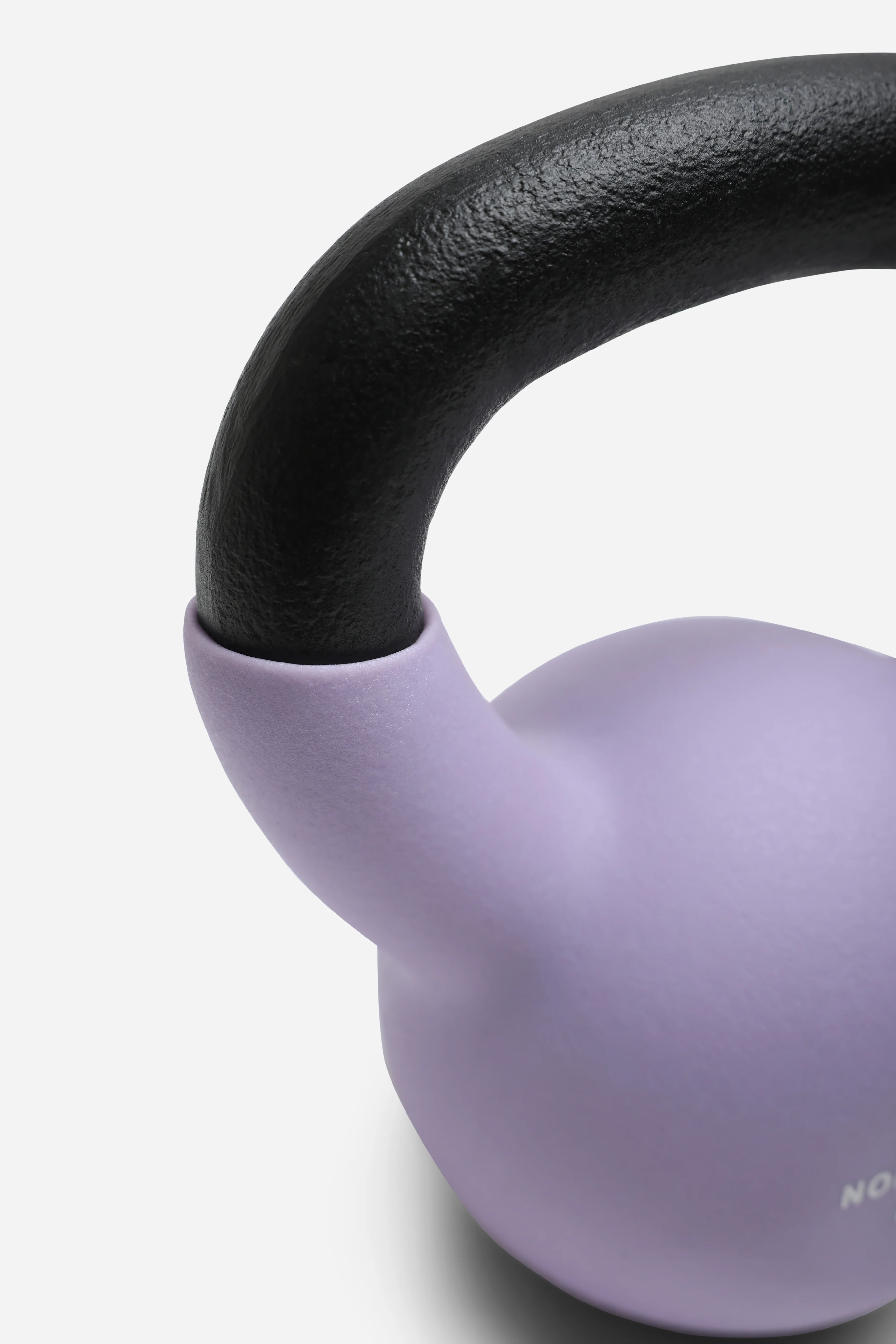 Northern Soft Lavender Neoprene Coated Cast Iron Kettlebells - 6kg - Image 3