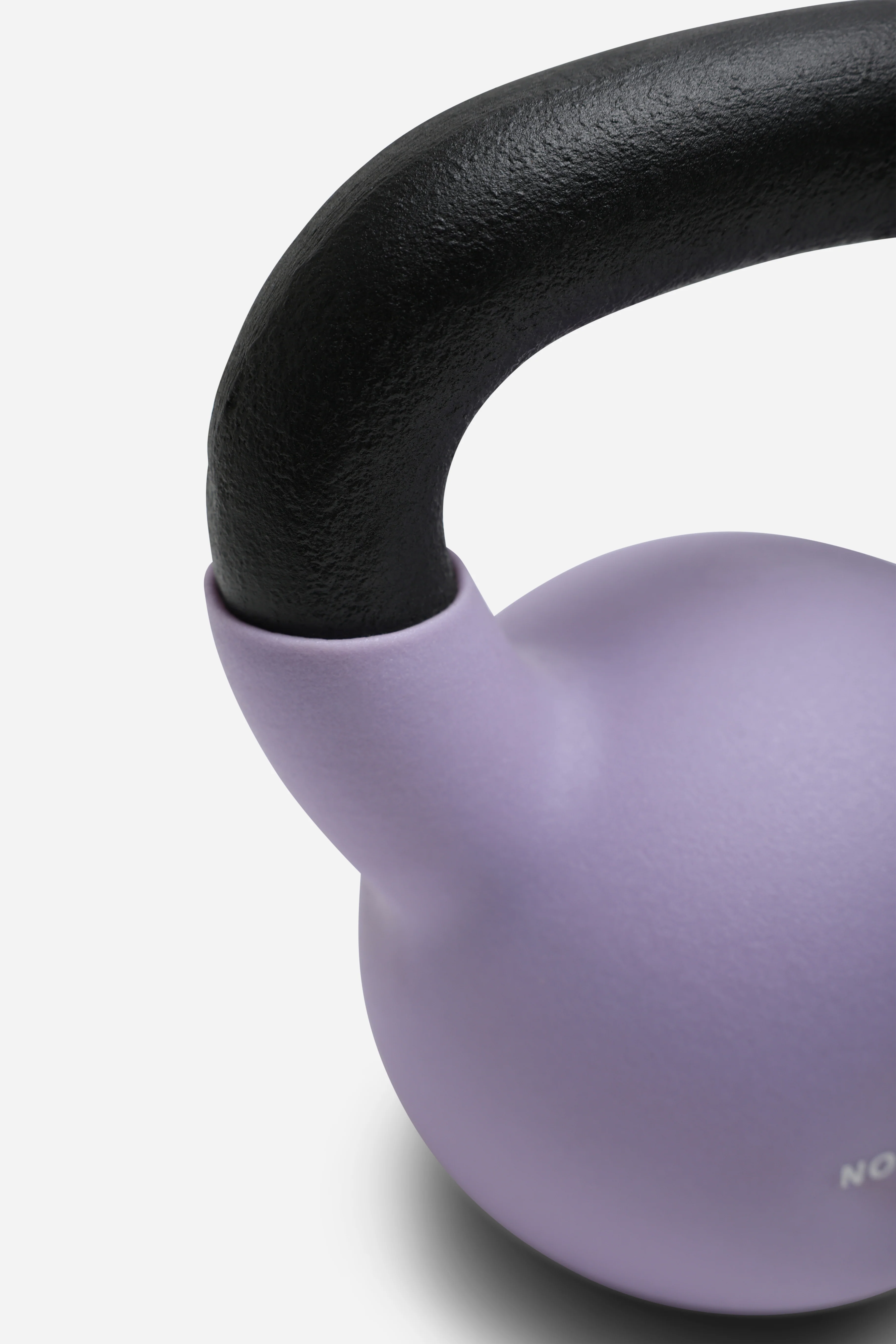 Northern Soft Lavender Neoprene Coated Cast Iron Kettlebells - 8kg - Image 3